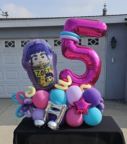 K Pop Demon Hunters Balloon Bouquet
