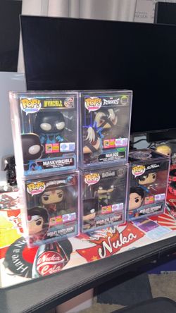 Funko Pop! SDCC 2026 Limited Edition Set - Maskvincible, Malice, Absolute Batman, Superman, Wonder Woman