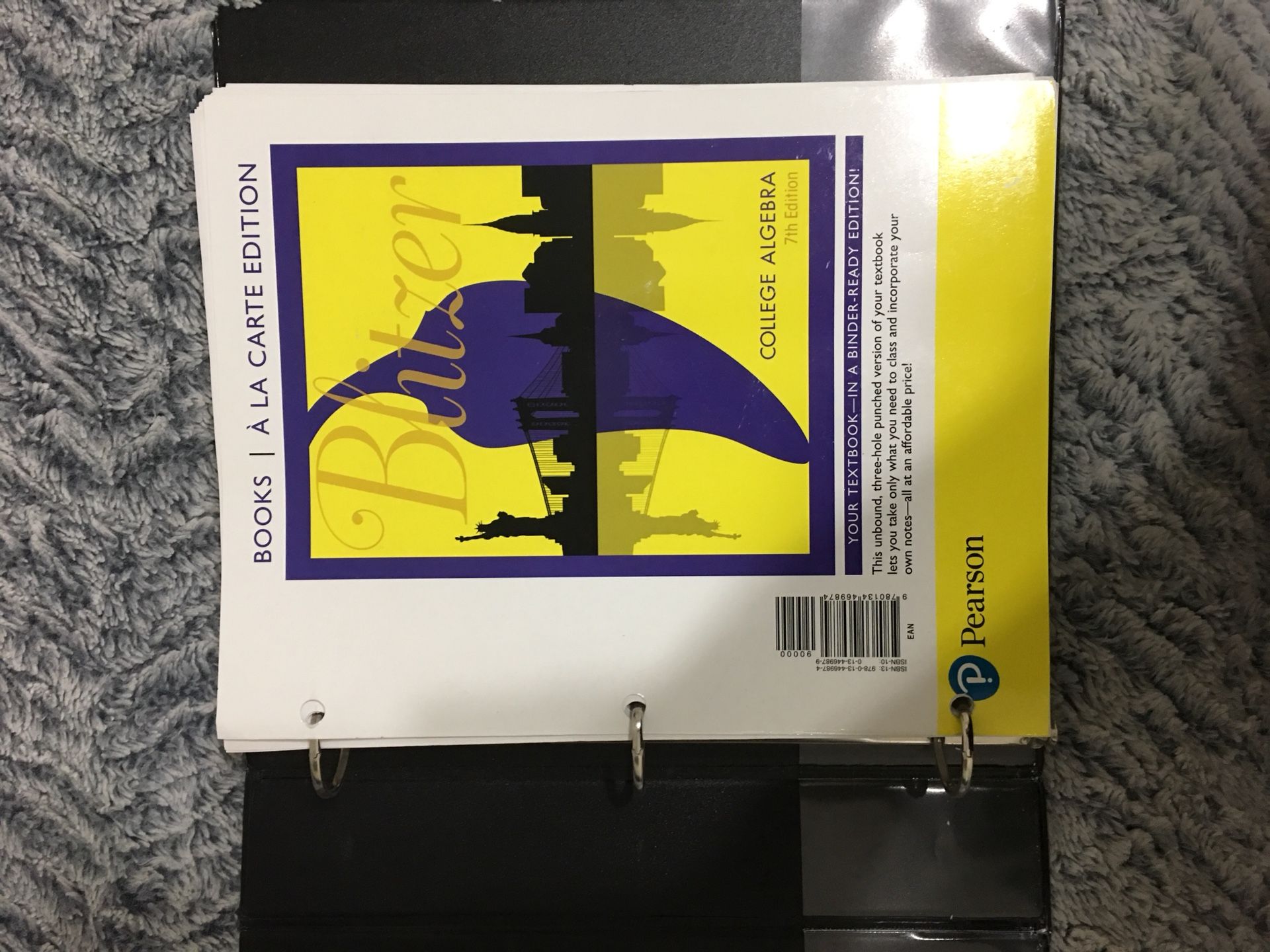 Blitzer College Algebra 7th Edition Pearson Tcc