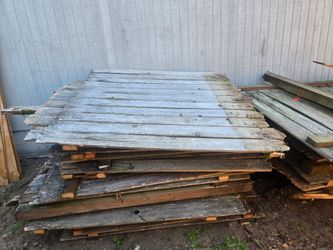 Aged Cedar Fence Panels