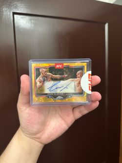 2025 Topps Chrome Sapphire UFC Conor McGregor Gold Veteran Auto /50 Sealed