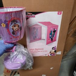 Minnie Mouse Playhouse And Lamp