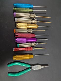 RC hex tools, ball link pliers