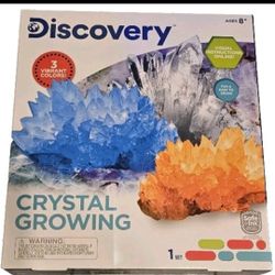 Discovery Crystal Growing Kit Fun & Easy To Grow NEW 3 Vibrant Colors 8+