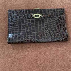 Croc Embossed Lady Wallet 10 