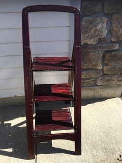 Wood Ladder/Plant and decor Holder
