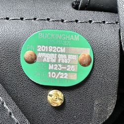 Buckingham climbing belt black new