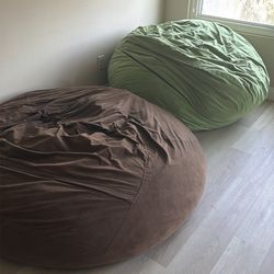 Almost new Giant bean bags. S45  for both