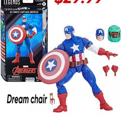 Marvel Legends Comics 6" Figure BAF Puff Adder : Captain America LOOSE 