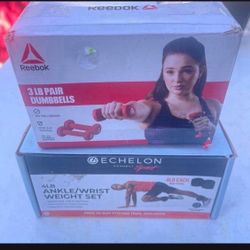 Echelon Ankle and Wrist Weights, 8lb Set with 30 Day Free