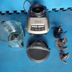 $40 Firm, Yes, It's Available. Ninja Bl770 30 Food Processor, 1500 Watts, 5 Pieces: Base, Canister, 3 Blades, Good Condition.  Good Condition 