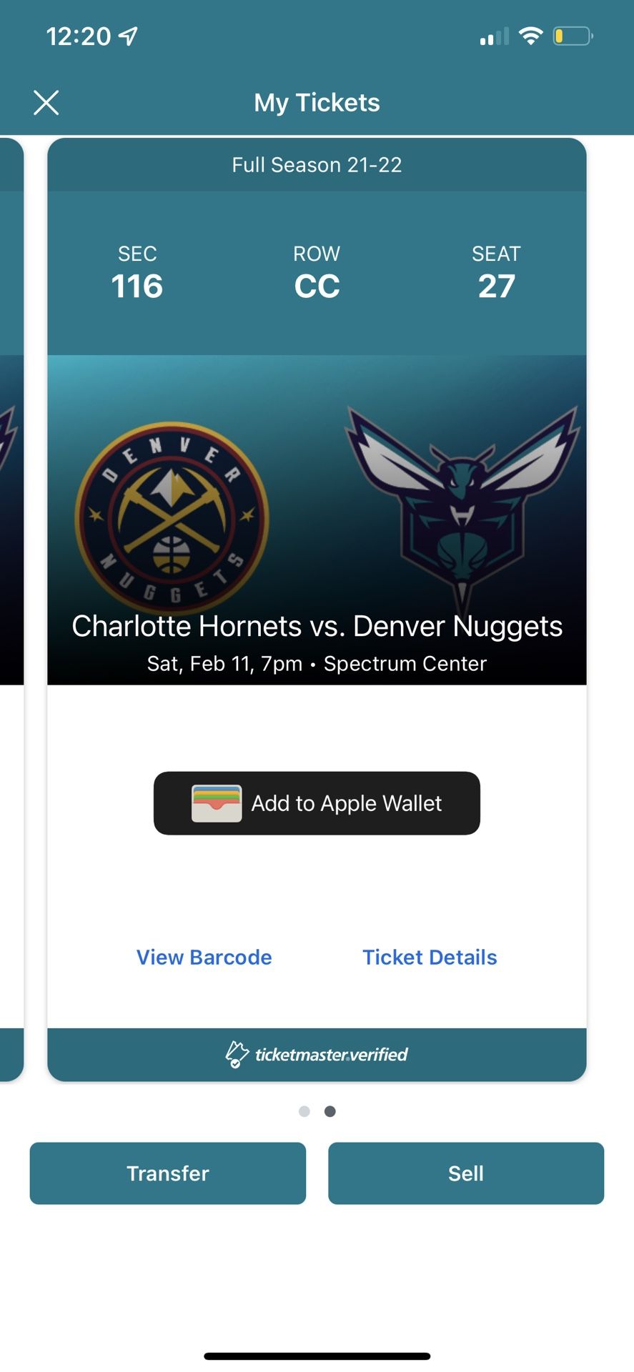 Charlotte Hornets Vs Denver Nuggets 