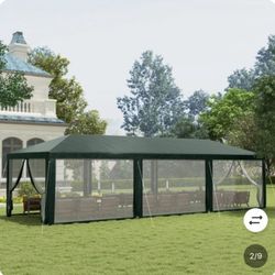 10x30 wedding party tent outdoor canopy teng with 8 side walls white