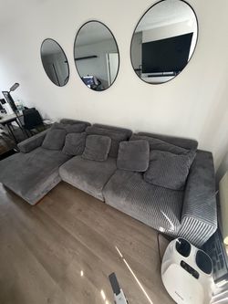 Gwendalynn 124.5” Wide Sofa and Chaise
