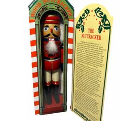 Vintage Kurt S Adler Wooden 7.5 in. Nutcracker NIB old stock
