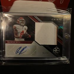 2023 Panini Limited - Rashee Rice Rookie Patch Auto SP #35/75 Chiefs