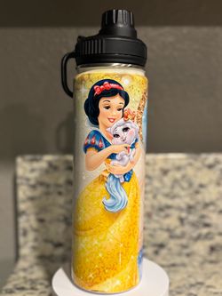 $30 Personalized Snow White Water Bottle 20 oz