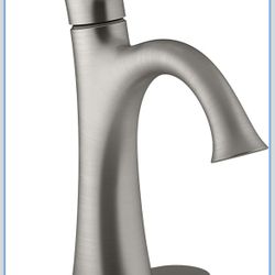 KOHLER Lilyfield Brushed Nickel 1-Handle Single Hole