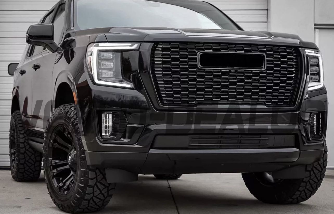 GMC Yukon XL Denali Style Gloss Black Grille