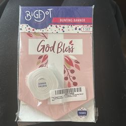 Religious bunting banner