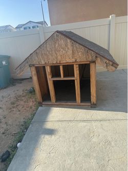 Dog house wood