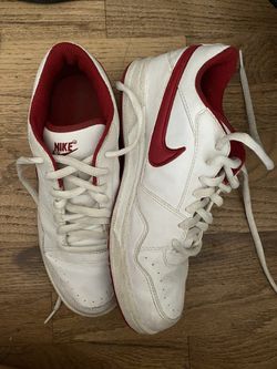 Red and White Nikes