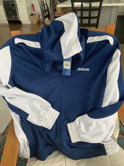 Reebok zippered hoodie XL new