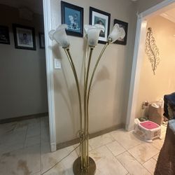 Vintage Lily Lamp