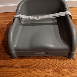 Graco Toddler Kitchen Chair Booster Seat Gray 