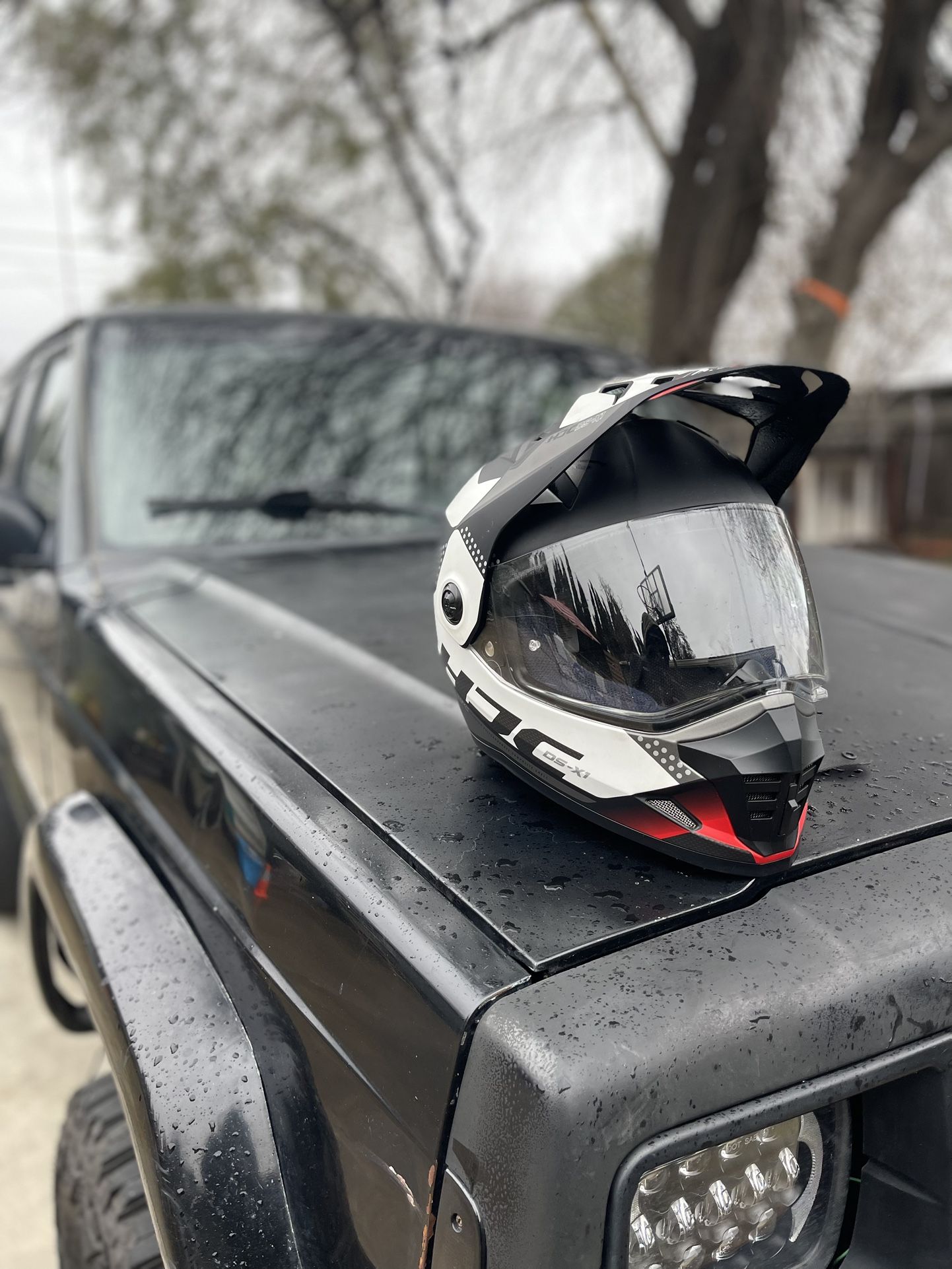 HJC DS-X1 TACTIC DUAL SPORT HELMET