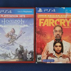 PS4/Playstation 4 Games ($8 each or both for $15)