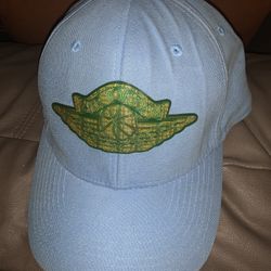 Light Blue Jordan Pro Rare Unstructured Hat Green/Gold Air Jordan Wings Logo FLEXFIT