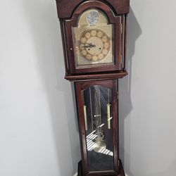 Real Wood Grandfather Clock 
