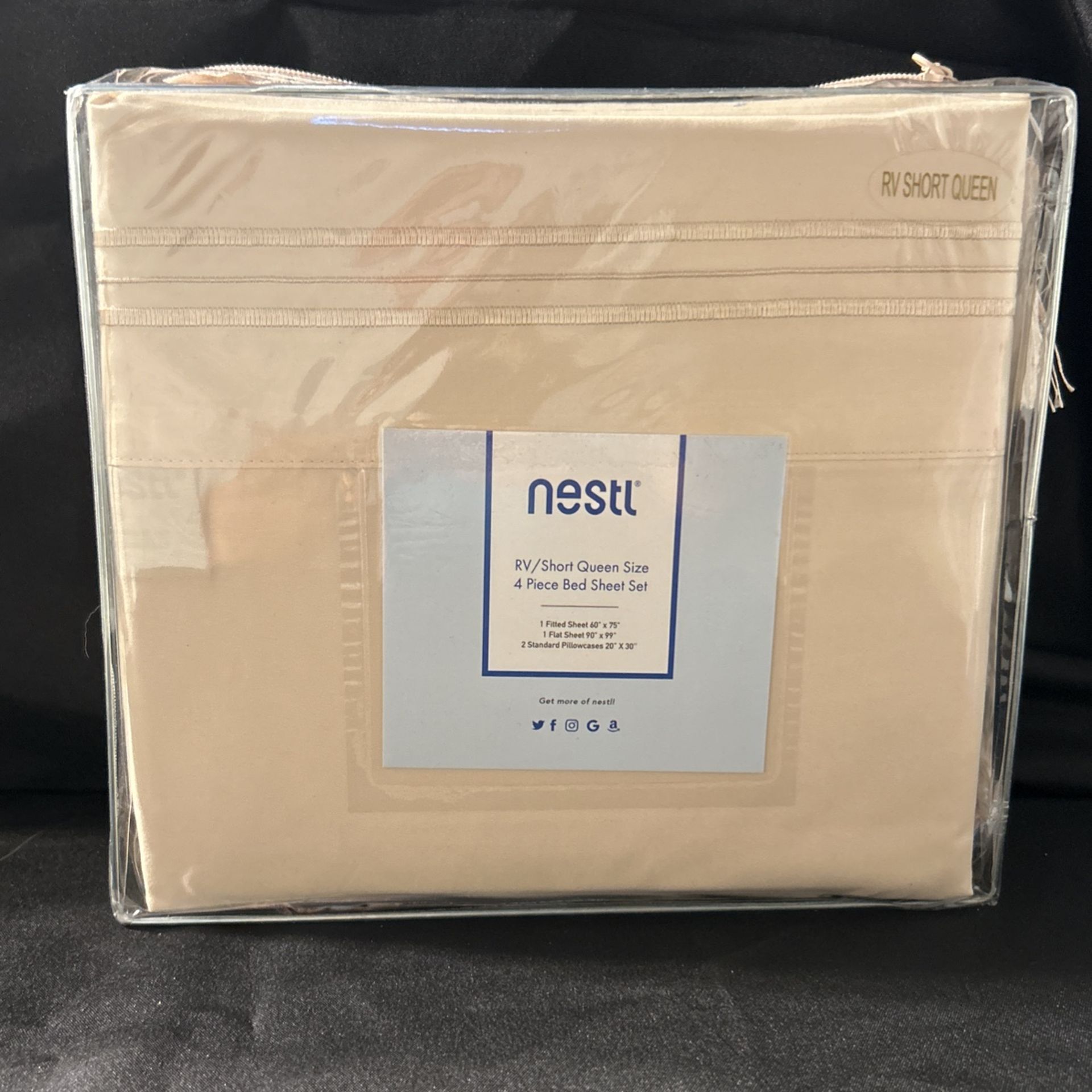 Nestl RV Short Queen Sheet Set