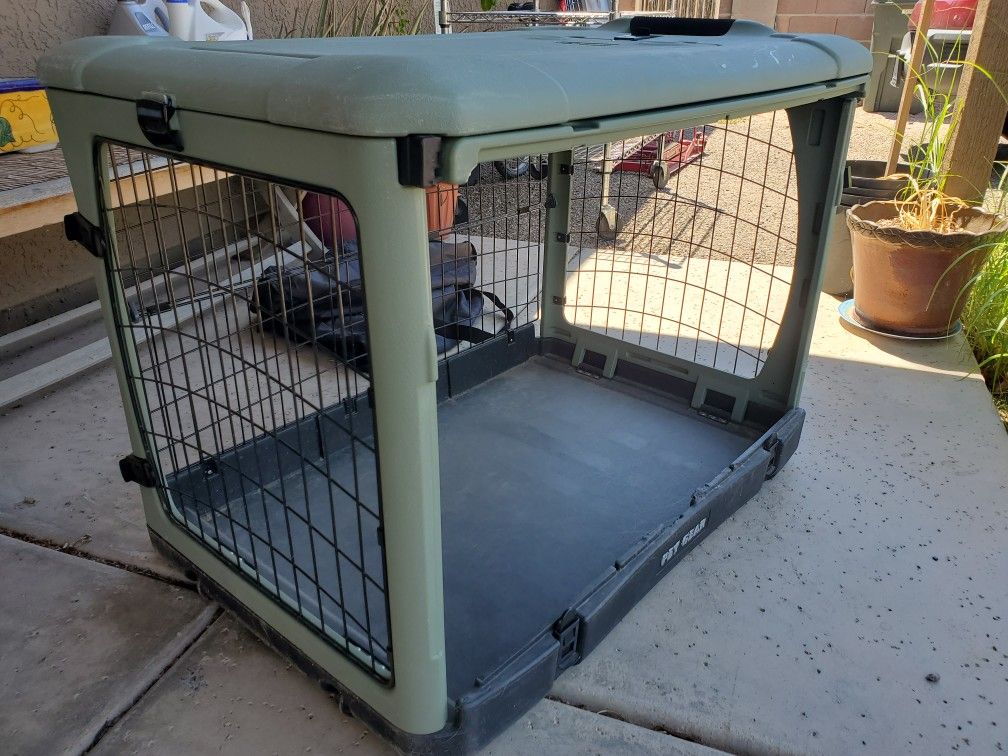 Pet Gear The Other Door Sage Steel Dog Crate
