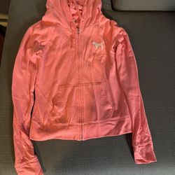 Pink Full Zip Hoodie 