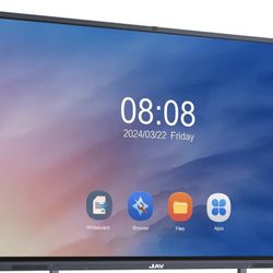 New JAV Smart Board 65'' 4K UHD Interactive Whiteboard All in One Smartboard for Office, Digital Smart Whiteboard Built in Dual System 13MP Camera 