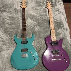 2 Hand Built Guitars