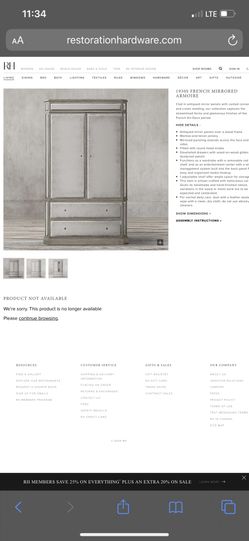 Glass Armoire Closet