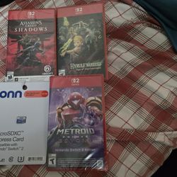 Nintendo Switch 2 Games + 512 GB Micro SD Card Express All Sealed (Retail almost $300 after tax)