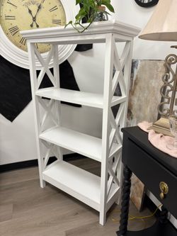 White Bookshelf