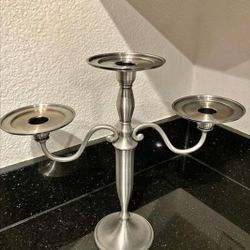 Silver Candle Holder