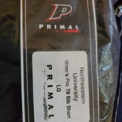 Northeastern U women's Cycling Bib Shorts Size Large New In Package  2 Pair