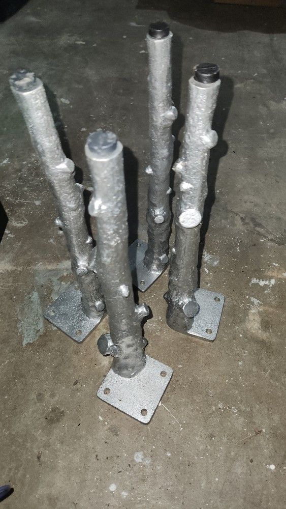 Faux Branch Metal Table Legs