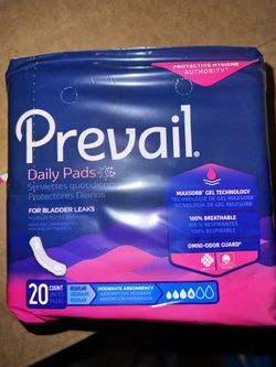 Prevail Sanitary Pads (18 Packs)