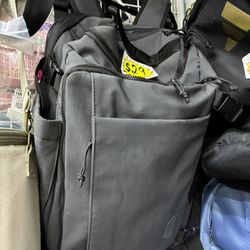 Grey Multi-Pocket Backpack