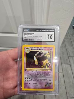 1st Edition Sabrina Alakazam Pokémon Card