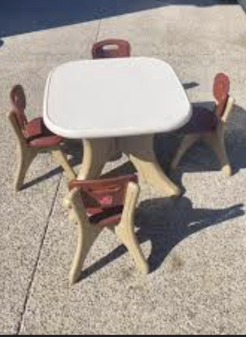 Little Tikes Table And 4 Chairs 