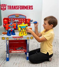Transformers Rescue Bots Academy Take-Apart 68-Piece Tool Bench Playset, Ages 3+
