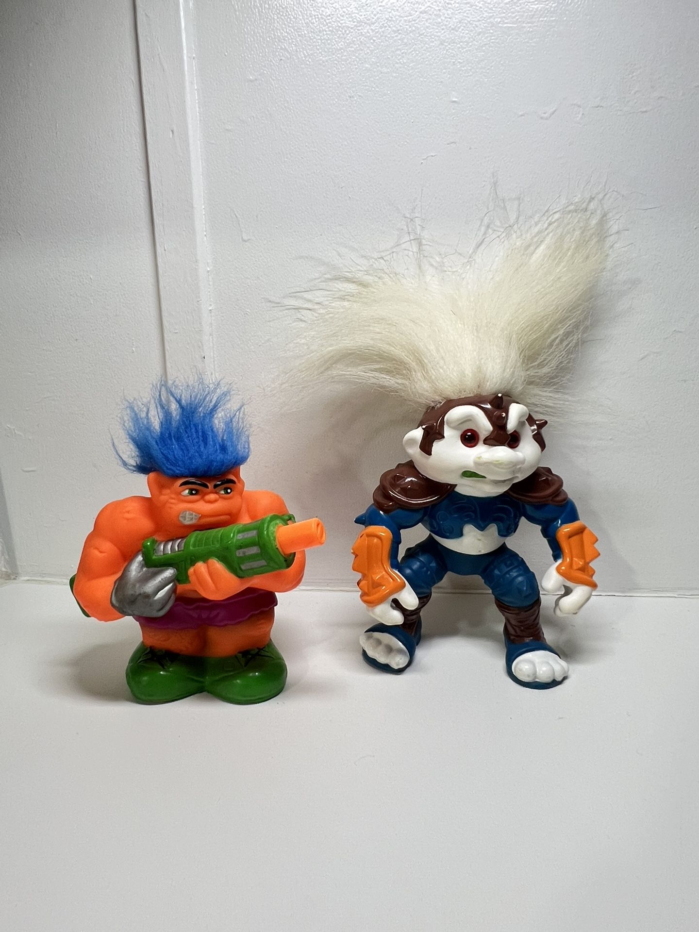 Zooka Force Trolls Vintage 1992 Trendmasters 5” Action Figure Orange 2 trolls